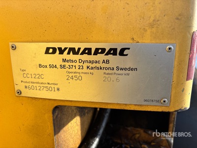 2004 Dynapac CC122C Rouleau mixte