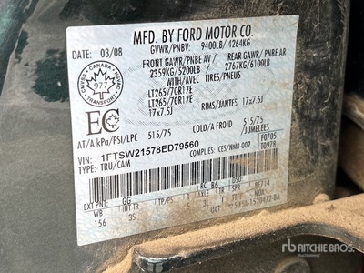 2008 Ford F-250 XLT 4x4 Crew Cab Pickup