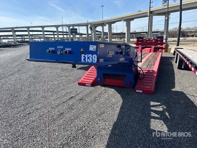 2026 Mammoth LBD60 Tri/A Single Drop Removable Gooseneck Lowboy Trailer