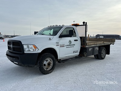 2016 Ram 3500 4x4 Flatbed Truck