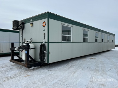 2003 C&V 60 ft x 12 ft 6 Person Skid-Mounted Mobile Camp