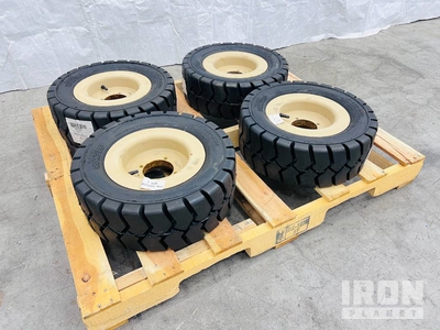 Quantity (4) 19x6.50-10 Pneumatic Tires w/ Wheels (Unused)