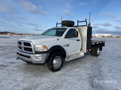 2013 Ram 5500HD SLT 4x4 Flatbed Truck