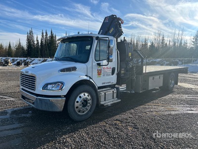 2021 Amco Veba V917NG4S 3010 kg Knuckle Boom on 2023 Freightliner M2 106 4x2 Camión Grúa