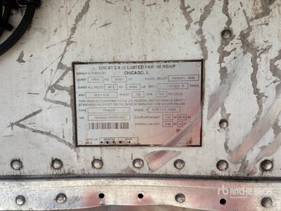 2015 Great Dane 28 ft S/A Przyczepa chłodnia