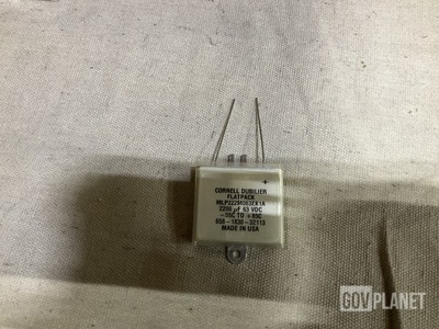 (176) Cornell Dubilier MLP222M063EK1A Fixed Electrical Capacitors