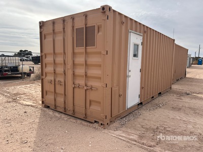 20 ft Standard Portable Shower Storage Container