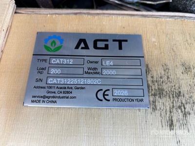 2026 AGT CAT312 Excavator Coupler - Fits Cat 311, 312, 314 (Unused)