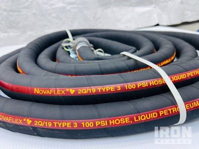 Quantity of (10) 1.5 in x 25 ft Semi Rigid Fuel/Water Hose w/ Camlocks Divers - Magasin, entrepôt, consommateur (Unused)