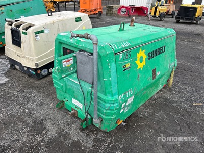 2007 Ingersoll Rand P185WJDR Skid-Mounted Luftkompressor