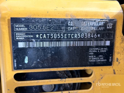 2017 Cat 305.5 E2 Mini Excavator