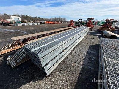 Quantity of 12 in x 860 ft Galvanized Grates Varios. Industrial