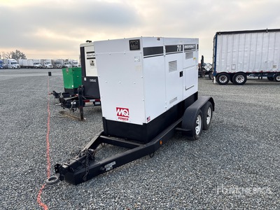 Whisperwatt DCA70SSJU 70 kVA Mobile Generador