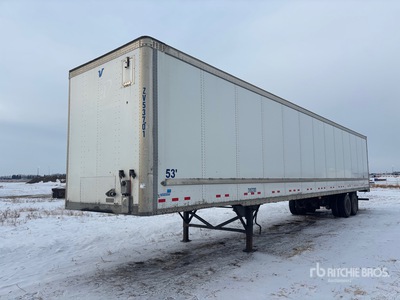 2015 Vanguard 53 ft x 102 in T/A Van Trailer