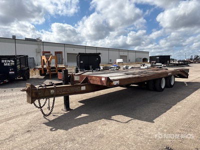 1991 Trail King 24 ft 20 Ton Apparatuur aanhangwagen