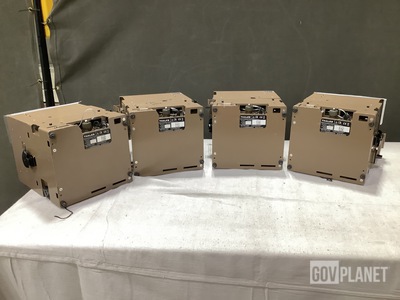 (4) Thales 1600797-1 Modular Universal Battery Chargers