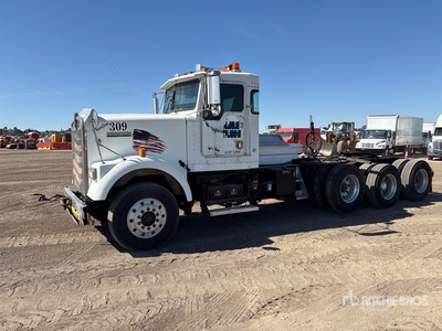 1999 Kenworth W900 8x6 Tri/A Day Cab Truck Tractor