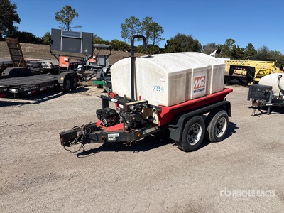 2018 Multiquip 500 gal S/A Turntable Rimorchio cisterna per acqua