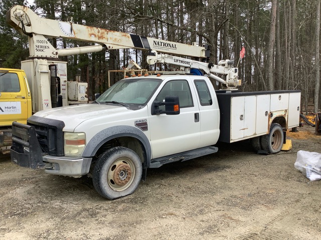 2008 Ford F-550 XL 4x4 Extended Cab Service Truck (Inoperable)
