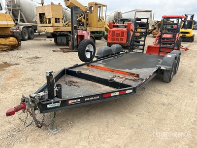 2019 MMDI 14 ft T/A Remolque Portamaquinaria