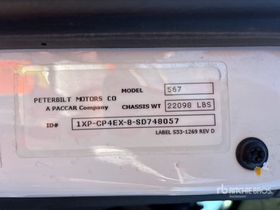 2025 Peterbilt 567 8x4 Tri/A Dagcabine Trekker