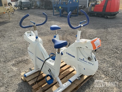 (2) Monark Ergomedic 828 E Exercise Bikes