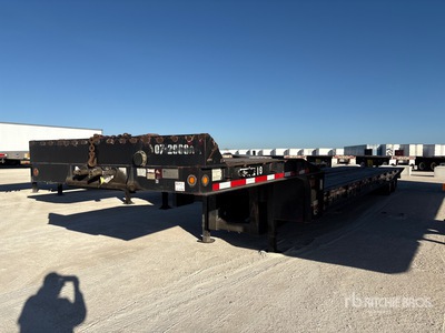 2007 Trail King TK70SA 45 ft T/A Remorque Pour Équipement Hydraulique