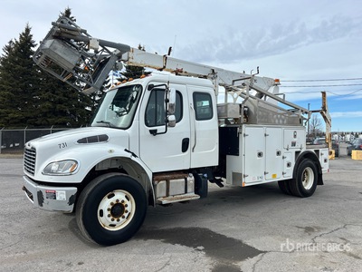 2017 Altec T40P 35 ft on 2018 Freightliner M2 106 4x2 Extended Cab Cable Placer Bucket Truck
