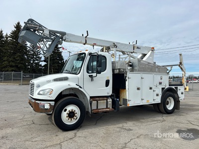 2018 Altec T40P 35 ft on 2018 Freightliner M2 106 4x2 Cable Placer Camion de cubo