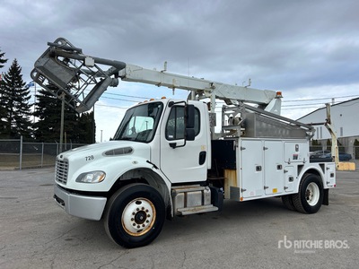2017 Altec T40P 35 ft on 2018 Freightliner M2 106 4x2 Cable Placer auto hoogwerker