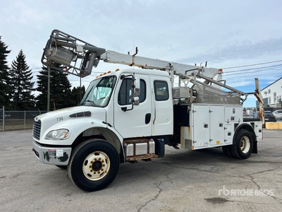 2017 Altec T40P 35 ft on 2018 Freightliner M2 106 4x2 Extended Cab Cable Placer Bucket Truck