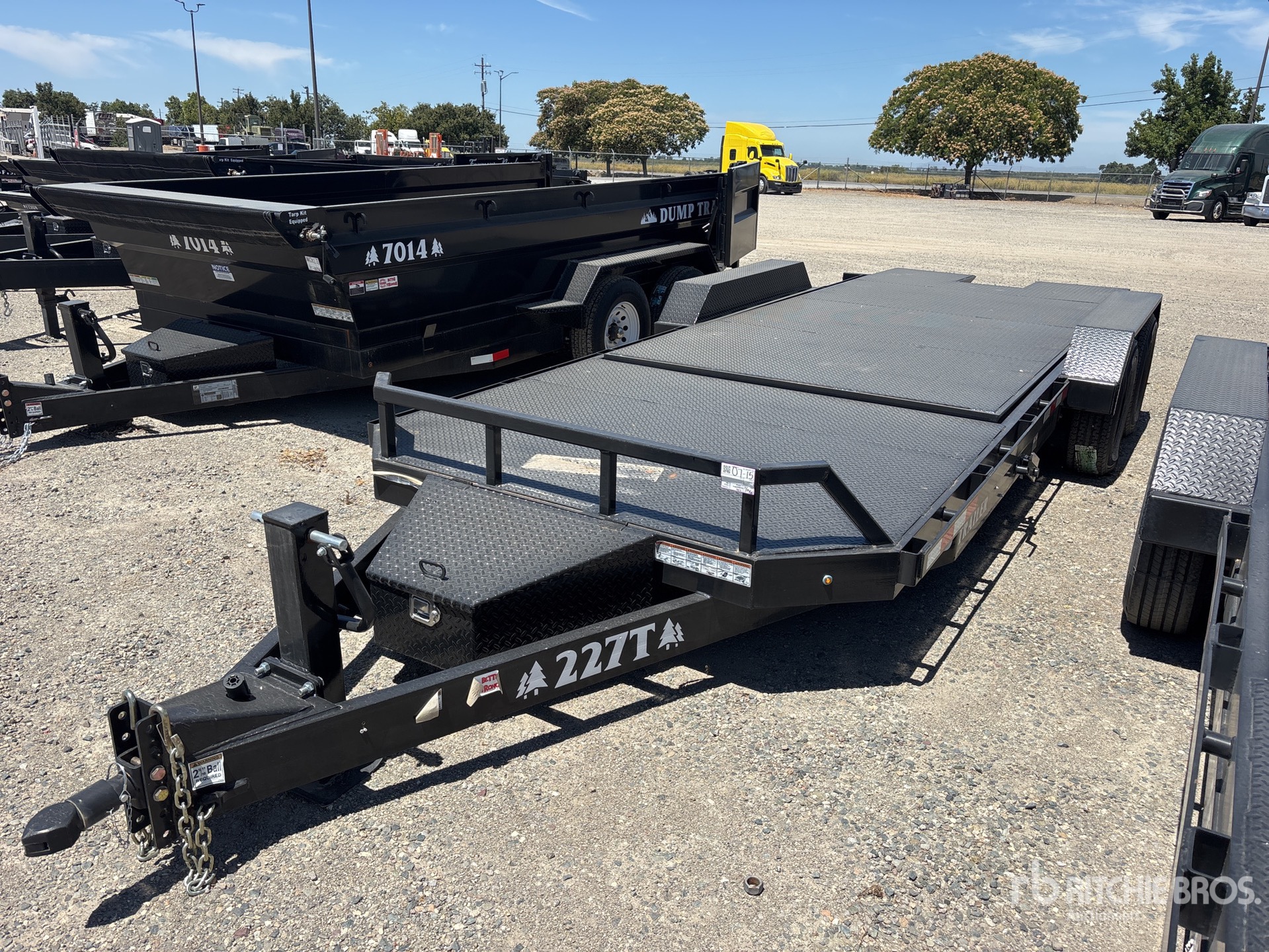 2026 Industrias America 227T 22 ft T/A Tilt Deck Trailer