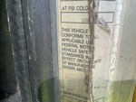 General Appearance with Motor Vehicle Safety Standards Label