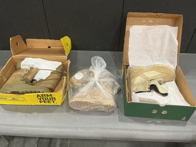 (38) Pairs of Men's Boots & (13) Pairs of Combat Boots