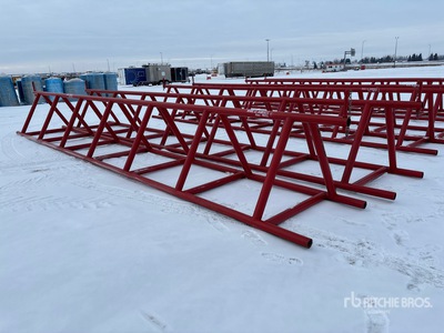 Quantity of (2) 28 ft x 48 in x 42 in Engineered Pipe Stand