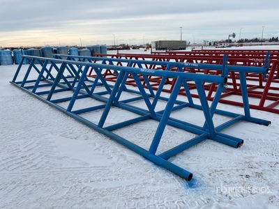 Quantity of (2) 28 ft x 48 in x 42 in Engineered Support De Tuyaux