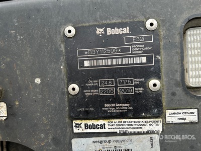 2019 Bobcat E32i Mini Excavator