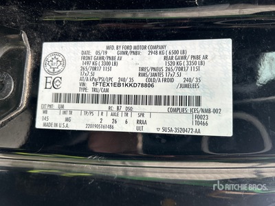 2019 Ford F-150 4x2 Extended Cab Pickup