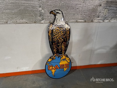 Case Case 5 ft x 2 ft Porcelain Sign