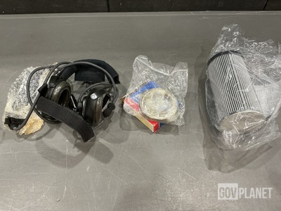 (1) Microphone-Headset, (1) Filter Element & Assorted Items