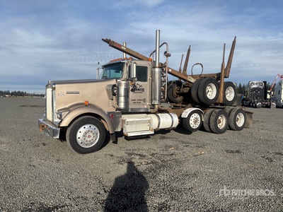 2001 Kenworth W900  8x4 Combination Log Truck