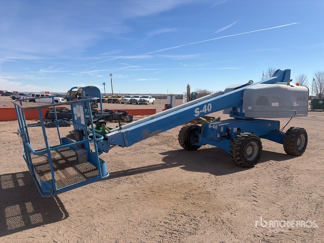 2014 Genie S-40 4WD Diesel Telescopic Boom Lift | Ritchie Bros. Auctioneers