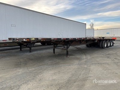 2009 Fontaine 53 ft Tri/A Pritsche Anhänger