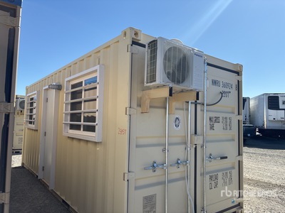 2025 20 ft x 8 ft 20 ft x 8 ft Skid-Mounted Mobile Office (Unused)