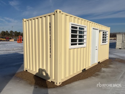 2025 20 ft x 8 ft Skid-Mounted Mobile Office (Unused)