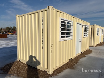 2025 20 ft x 8 ft Skid-Mounted Mobile Office (Unused)