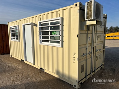 2025 20 ft x 8 ft Skid-Mounted Mobile Office (Unused)