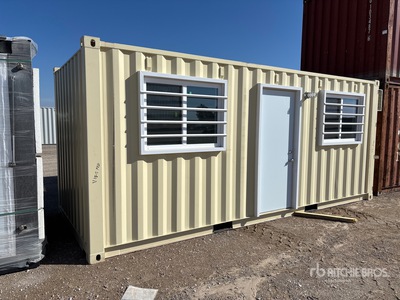 2025 20 ft x 8 ft 6 in Skid-Mounted Mobile Office (Unused)