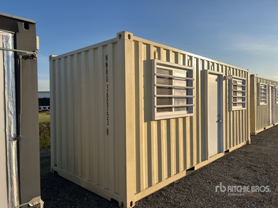 2025 20 ft x 8 ft Skid-Mounted Mobile Office (Unused)