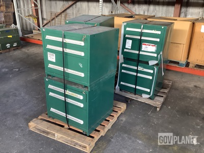 (6) Stanley Vidmar Storage Cabinets